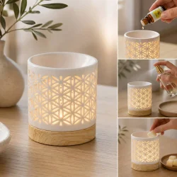 Flower of Life Duftlampe