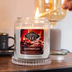 Candle Brothers Duftlys - Cozy Fireplace
