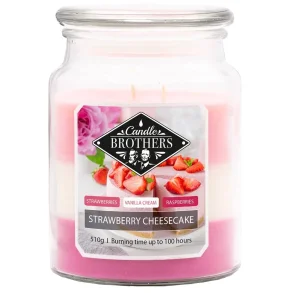 Candle Brothers Duftlys - Strawberry Cheesecake