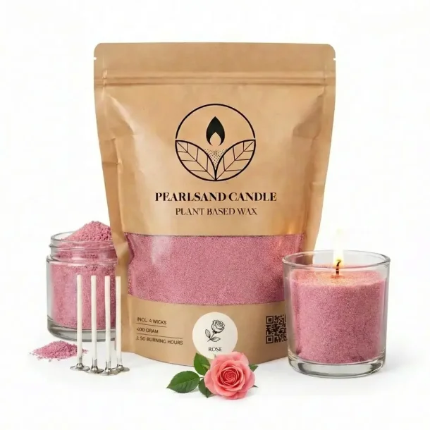 Stearinpulver med duft af roser