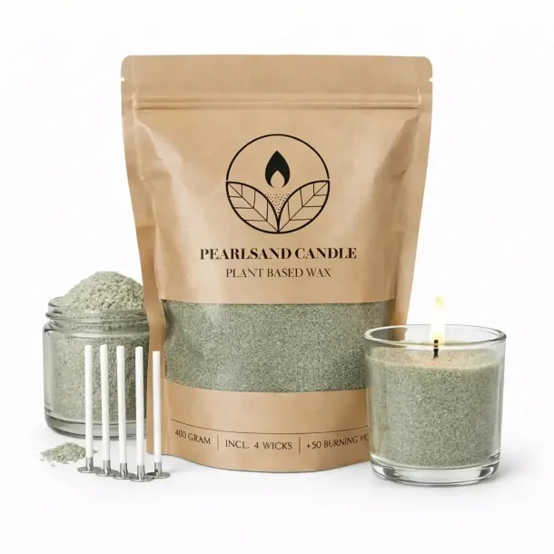 Lysegr�n stearinpulver