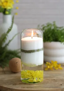 Kreativitet med stearinpulver